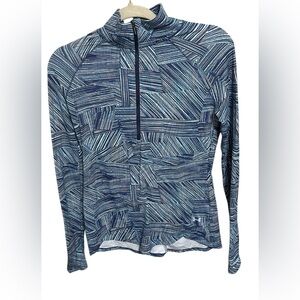 Under Armour Blue Striped 1/4 Pullover
Jacket Sz S/M